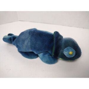Ty‎ Beanie Baby - Rainbow the chameleon ( green/blue) … VERY RARE…